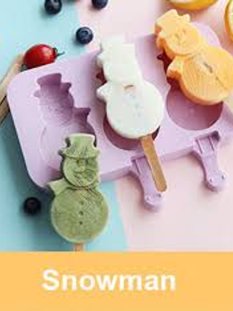 Molde muñequito de nieve 1