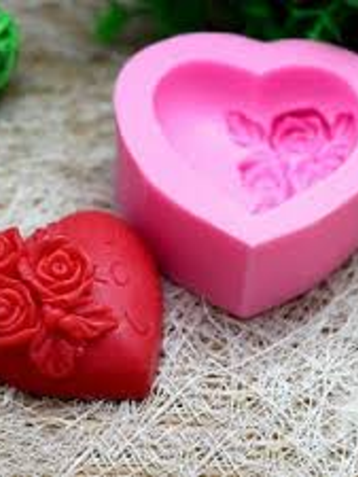 Molde 3D I love you y flor 1