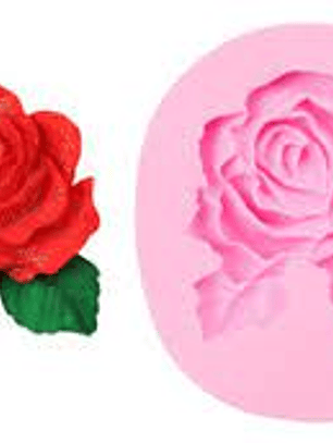 Molde de rosa 3D