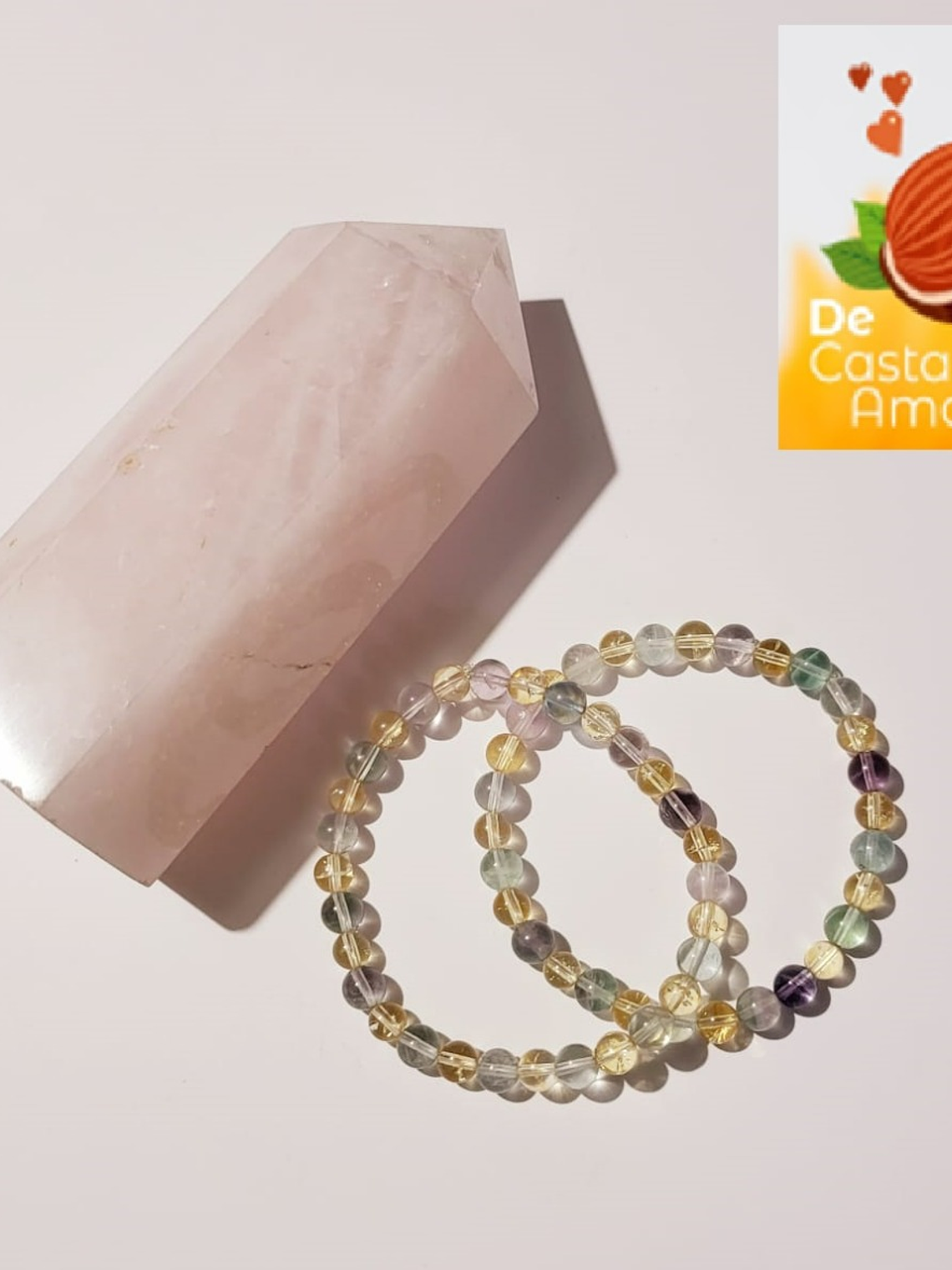  Pulsera agua marina y citrino...relaja y agudiza la intuición  1