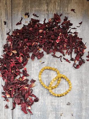  Pulsera de cuarzo citrino...vitalidad y prosperidad