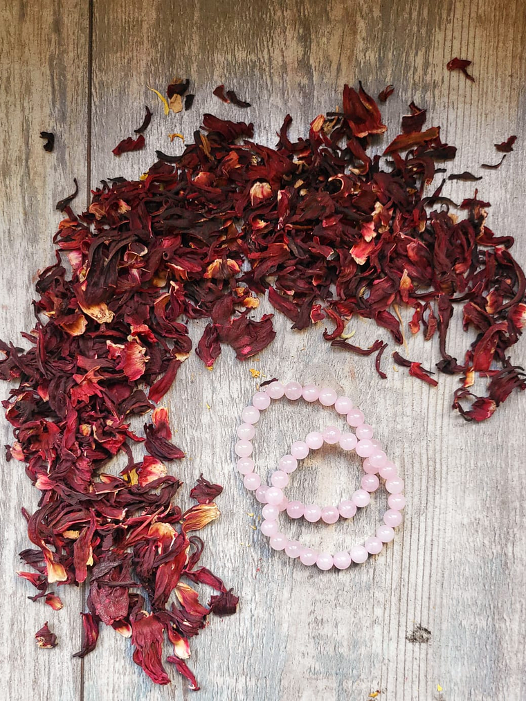  Pulsera de cuarzo rosa para atraer el amor, mejorar el autoestima 1