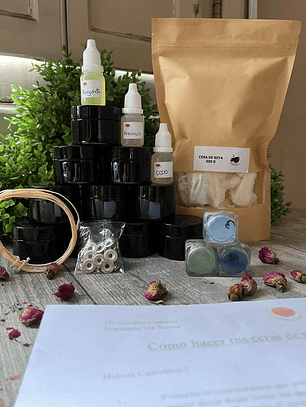 Kit para hacer velas 2 versiones