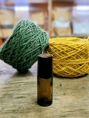 Roll on ámbar vidrio tapa negra 5ml 