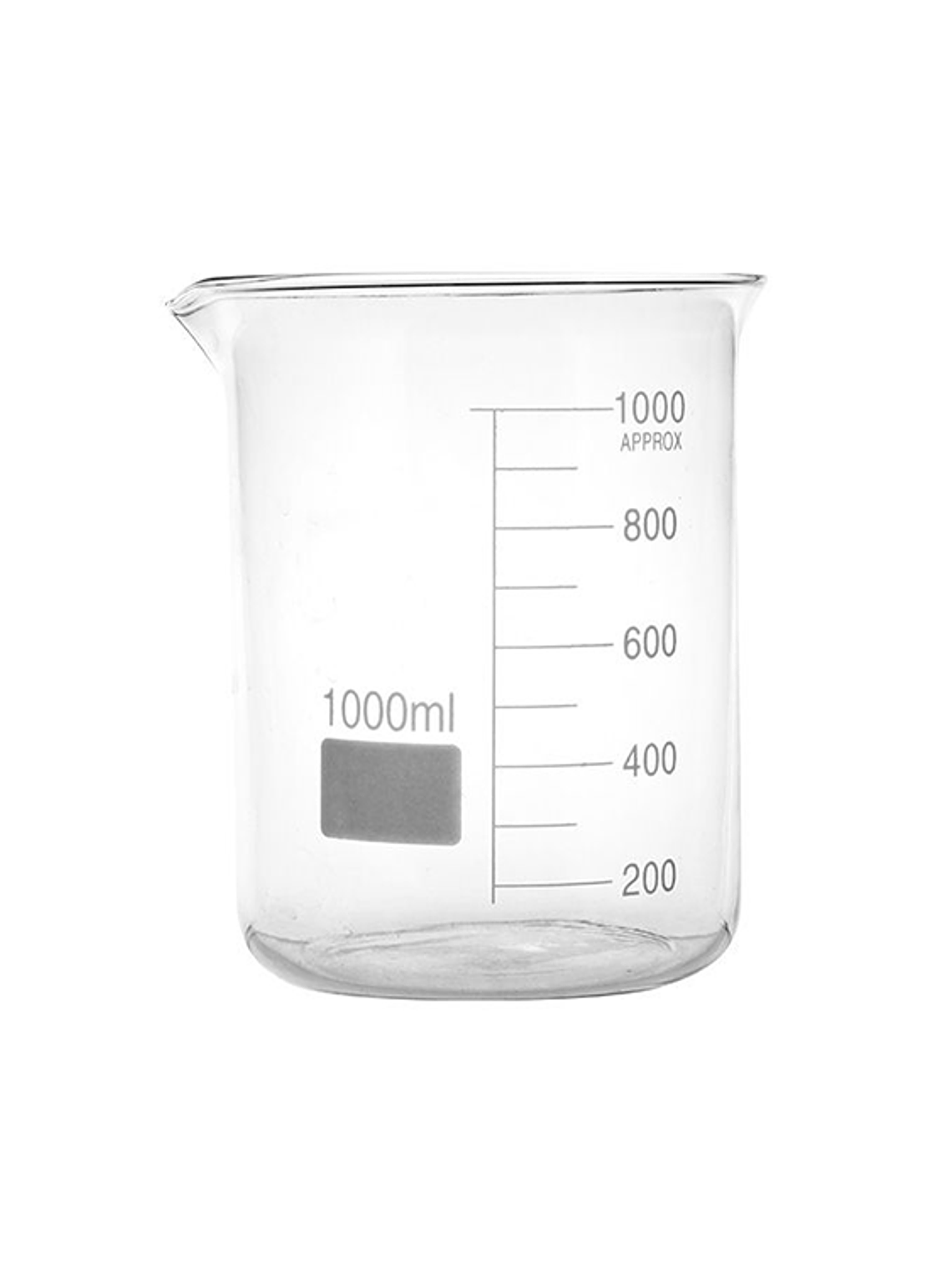 Vasos precipitados de 100, 250, 500 ml y 1000 ml 2