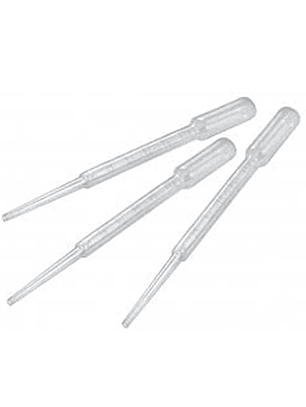Pipetas plásticas 3 ml 4 unidades