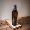 Envase vidrio ámbar 100 ml  tapas spray y crema 