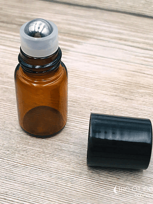 Roll on ámbar 3 ml vidrio 