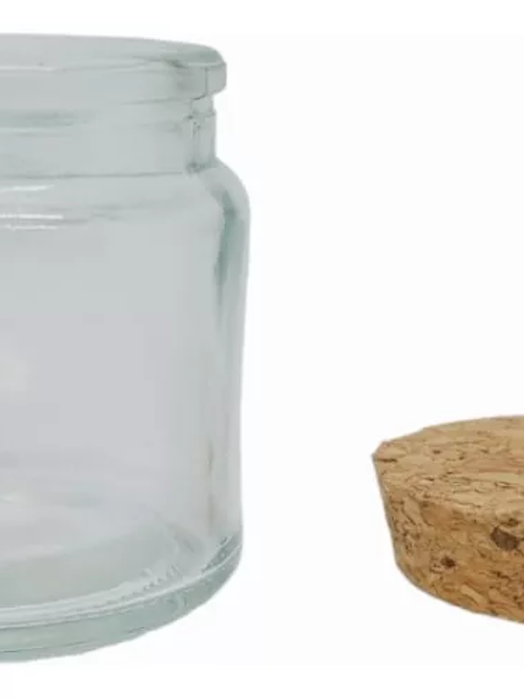 ENVASE  VIDRIO 100 ML TAPA CORCHO 1