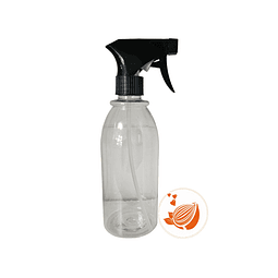 ENVASE 500 ML PET TRANSPARENTE TAPA GATILLO 