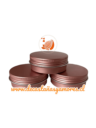 Envase aluminio 60 gr Rosado