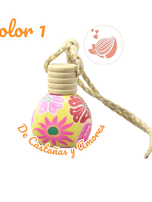 Frasquitos aromatizadores con colgador