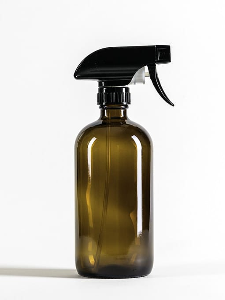 BOTELLA VIDRIO ÁMBAR 500 ML TAPA GATILLO 1