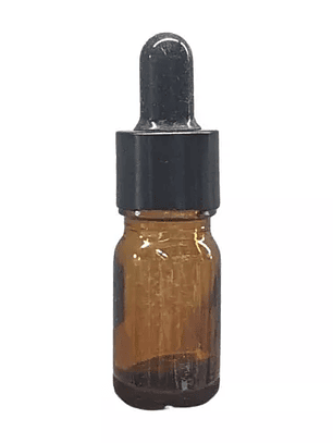 Gotario vidrio ámbar 10 ml gollete negro