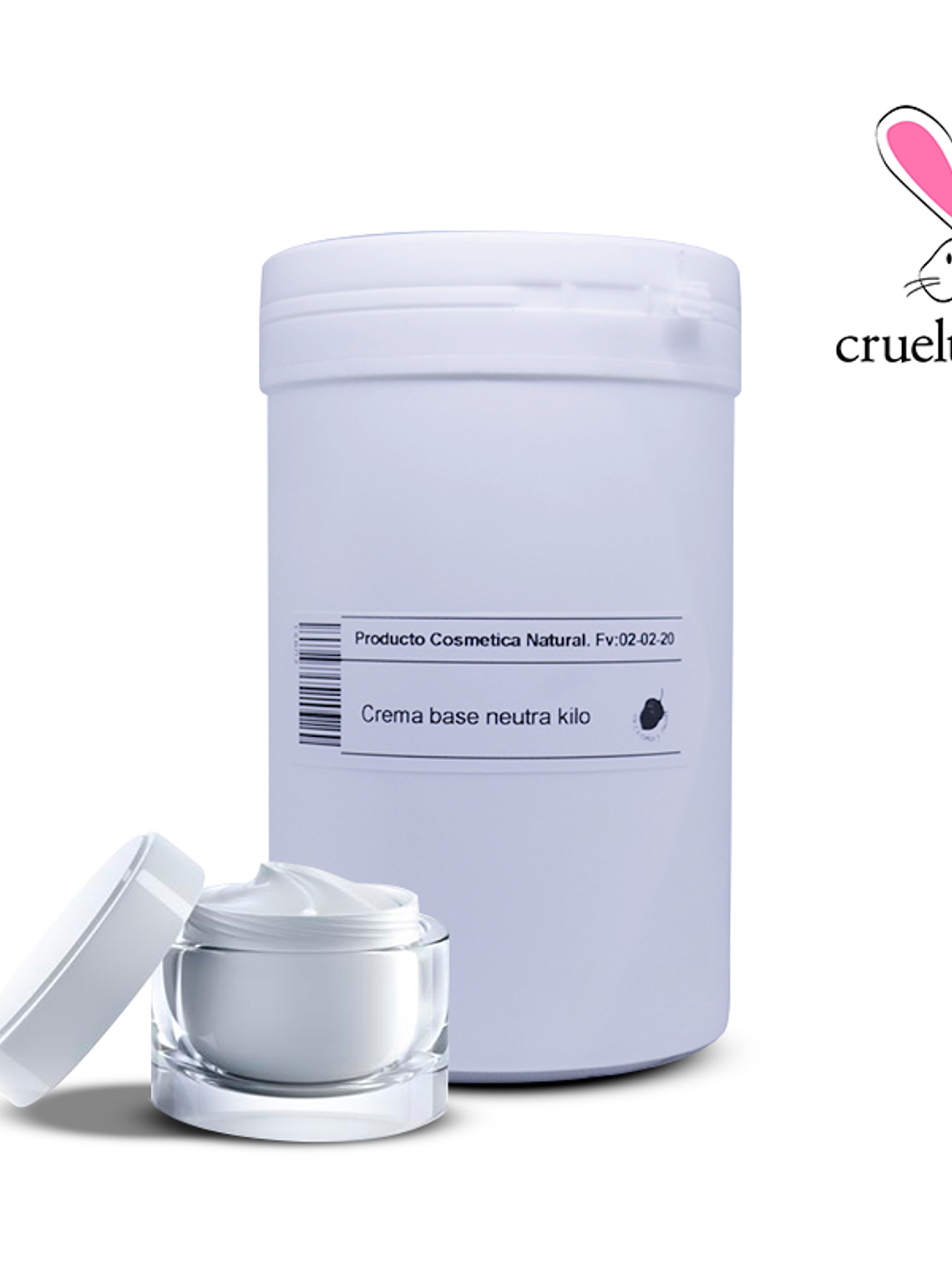 Base de crema neutra espesa 100% vegetal 1