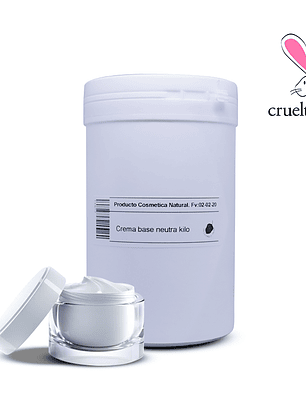 Base de crema neutra espesa 100% vegetal