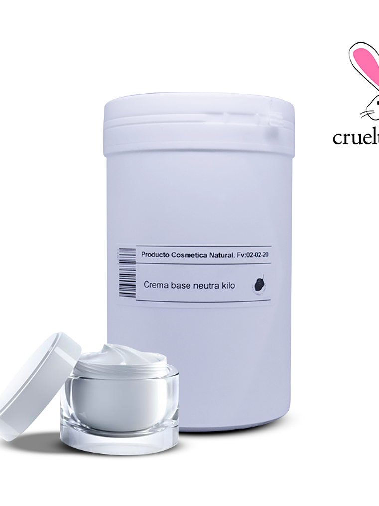 Base de crema neutra espesa 100% vegetal 1
