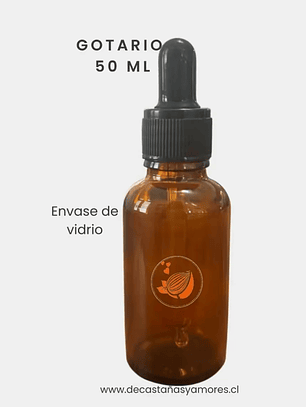 Gotario 50 ml ámbar vidrio