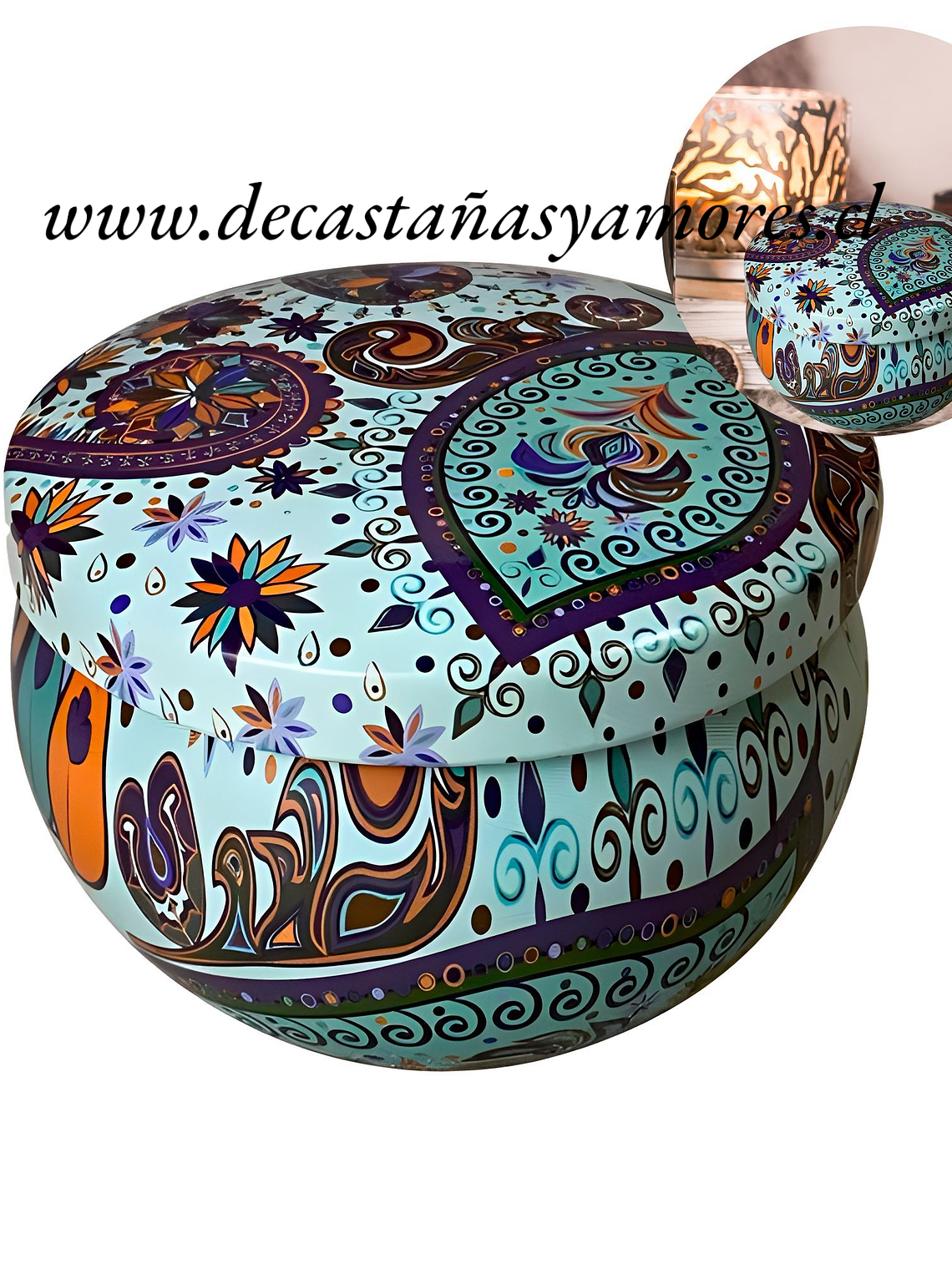 Envases tipo tambor para velas 2