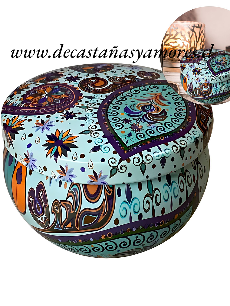 Envases tipo tambor para velas 2