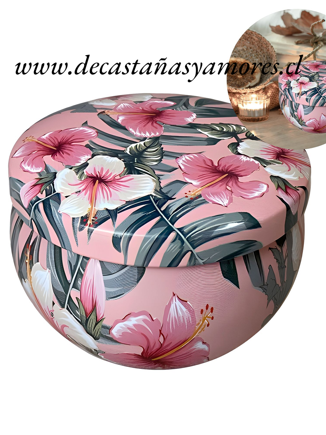 Envases tipo tambor para velas 4