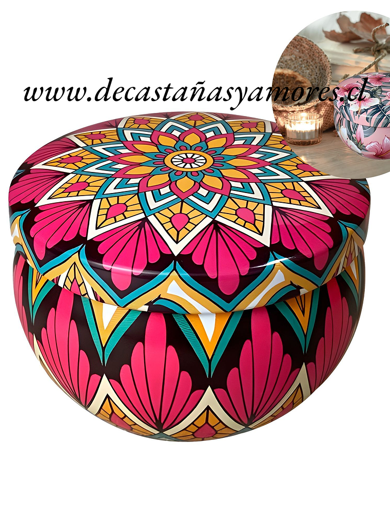 Envases tipo tambor para velas 3