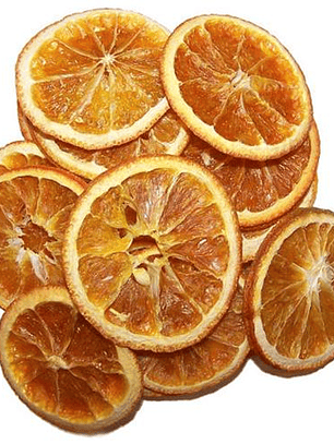 Limones secos en rodajas