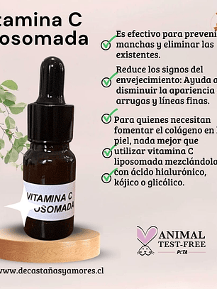 Vitamina C Liposomada Producto Alta gama Premium 10 ml 