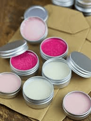 Bálsamo labial individual o por mayor envase metálico 10 grs