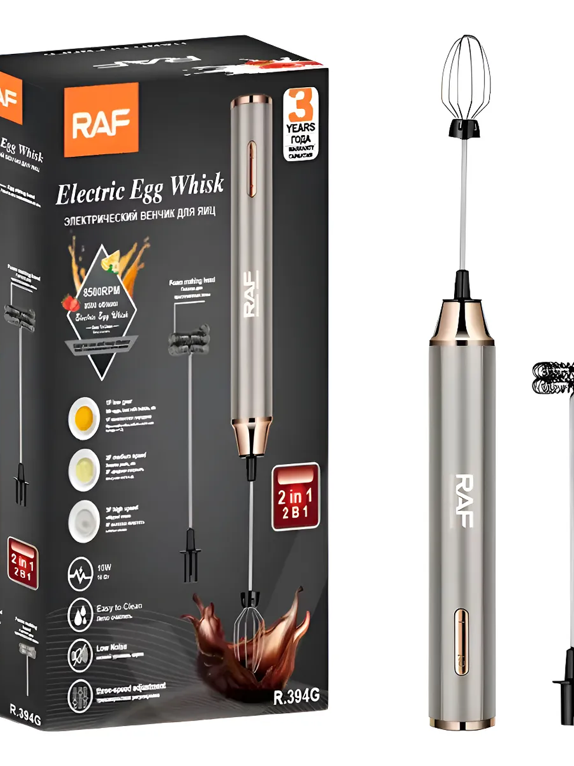 Batidora 2en 1 recargable USB 1