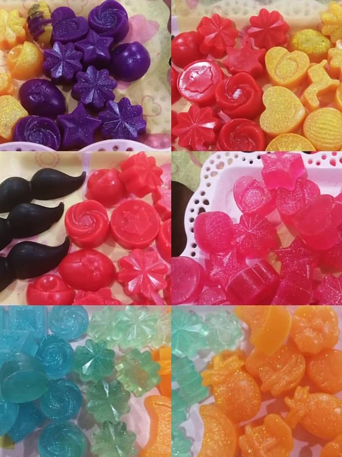 Mini jabones lleva 100 o 500 grs colores surtidos!  1