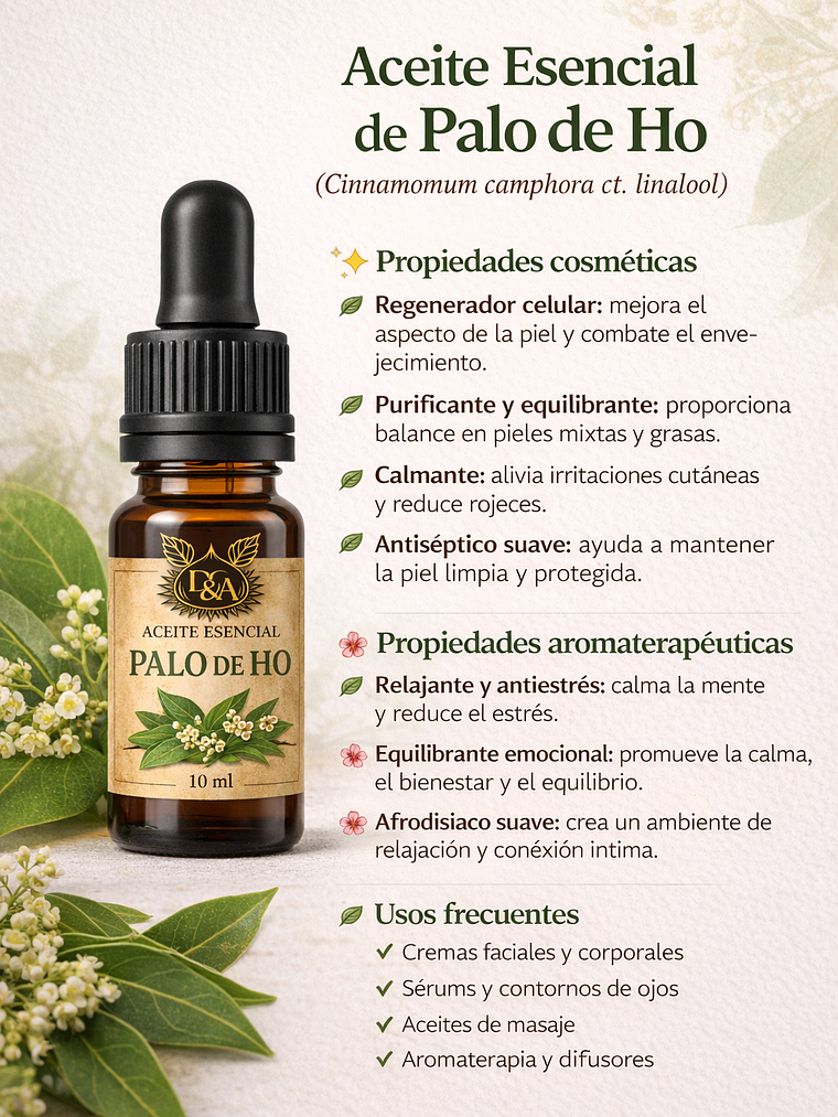 Aceite esencial Palo de Ho 2