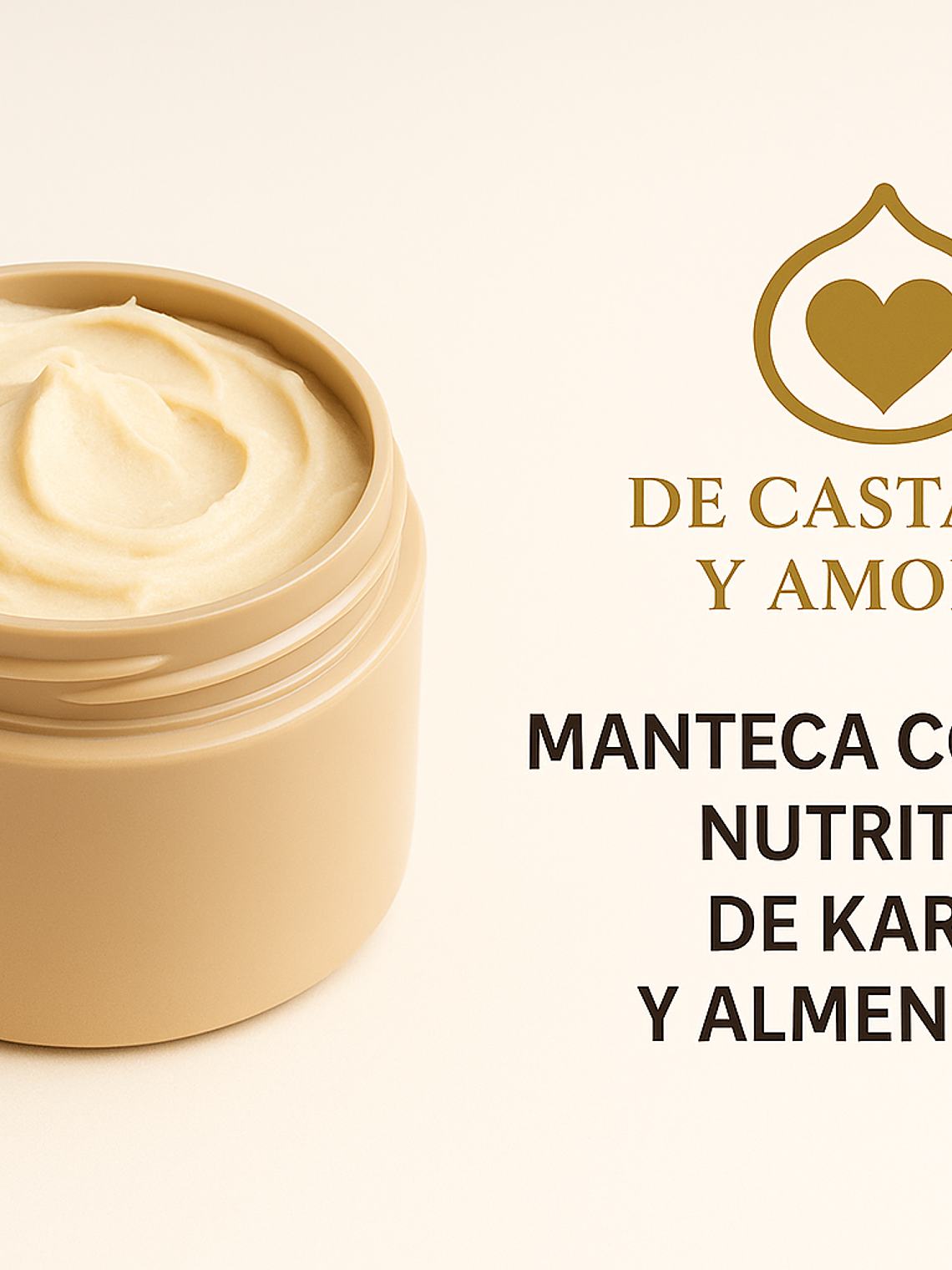 Manteca nutritiva de karité y almendras...Muy nutritiva y reparadora !!! 1