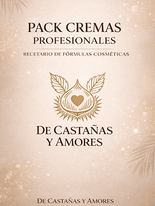 Recetario PACK cremas profesionales