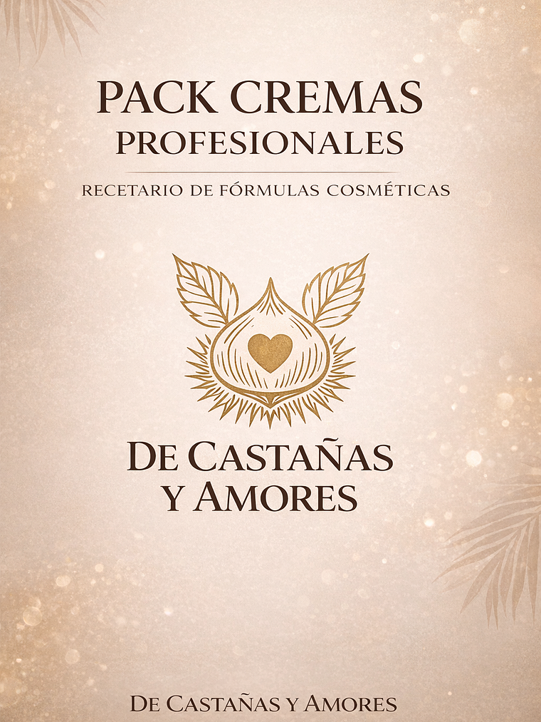 Recetario PACK cremas profesionales 1