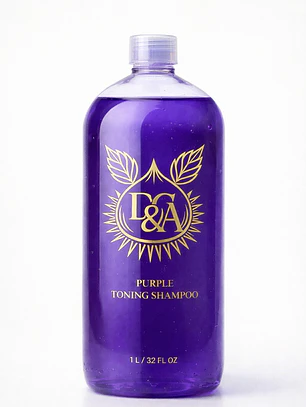 Shampoo Matizante morado y azul para cabellos tinturados