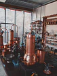 Alambique o destilador de cobre para aceites esenciales de 5, 10, 15, 30,50 y 100 litros.  - Miniatura 3
