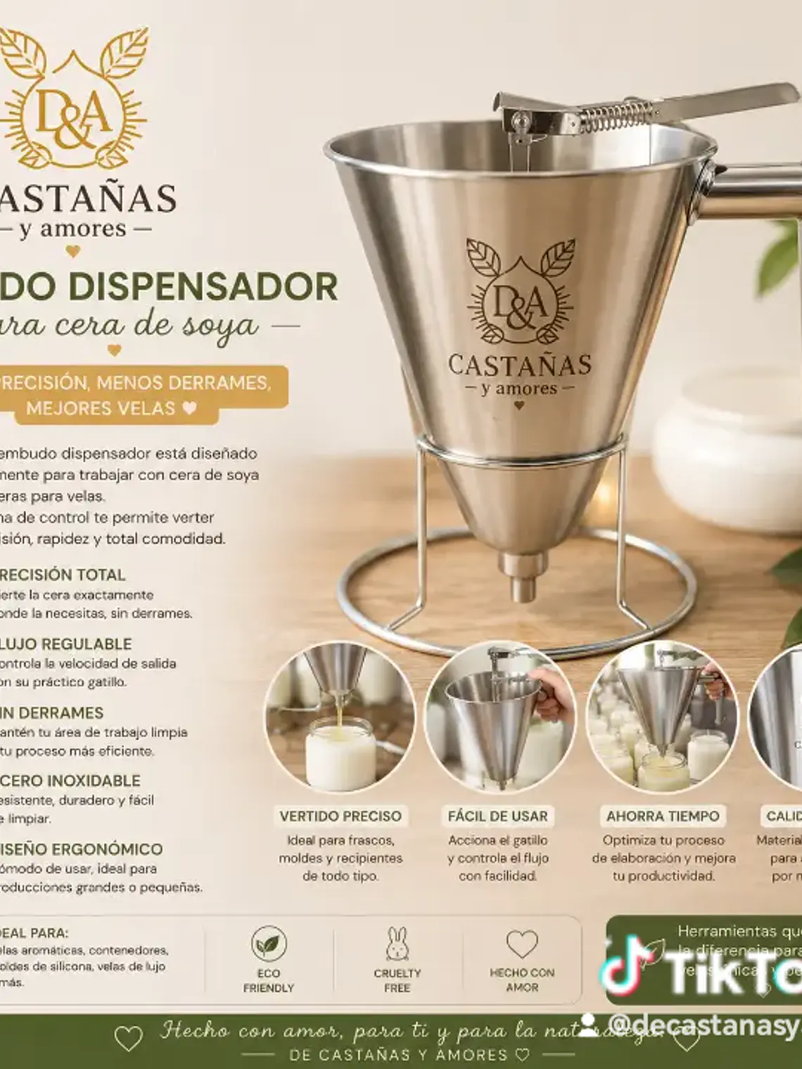Dispensador de cera para velas 1
