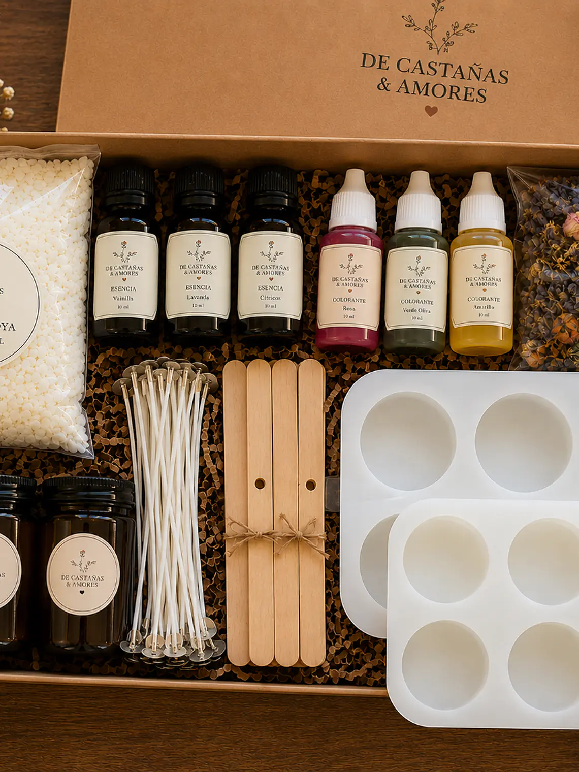 Pack de inicio velas de soya 2 1