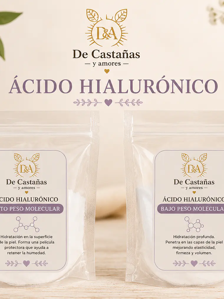 Ácido hialurónico alto peso molecular 5 y 10 grs 1