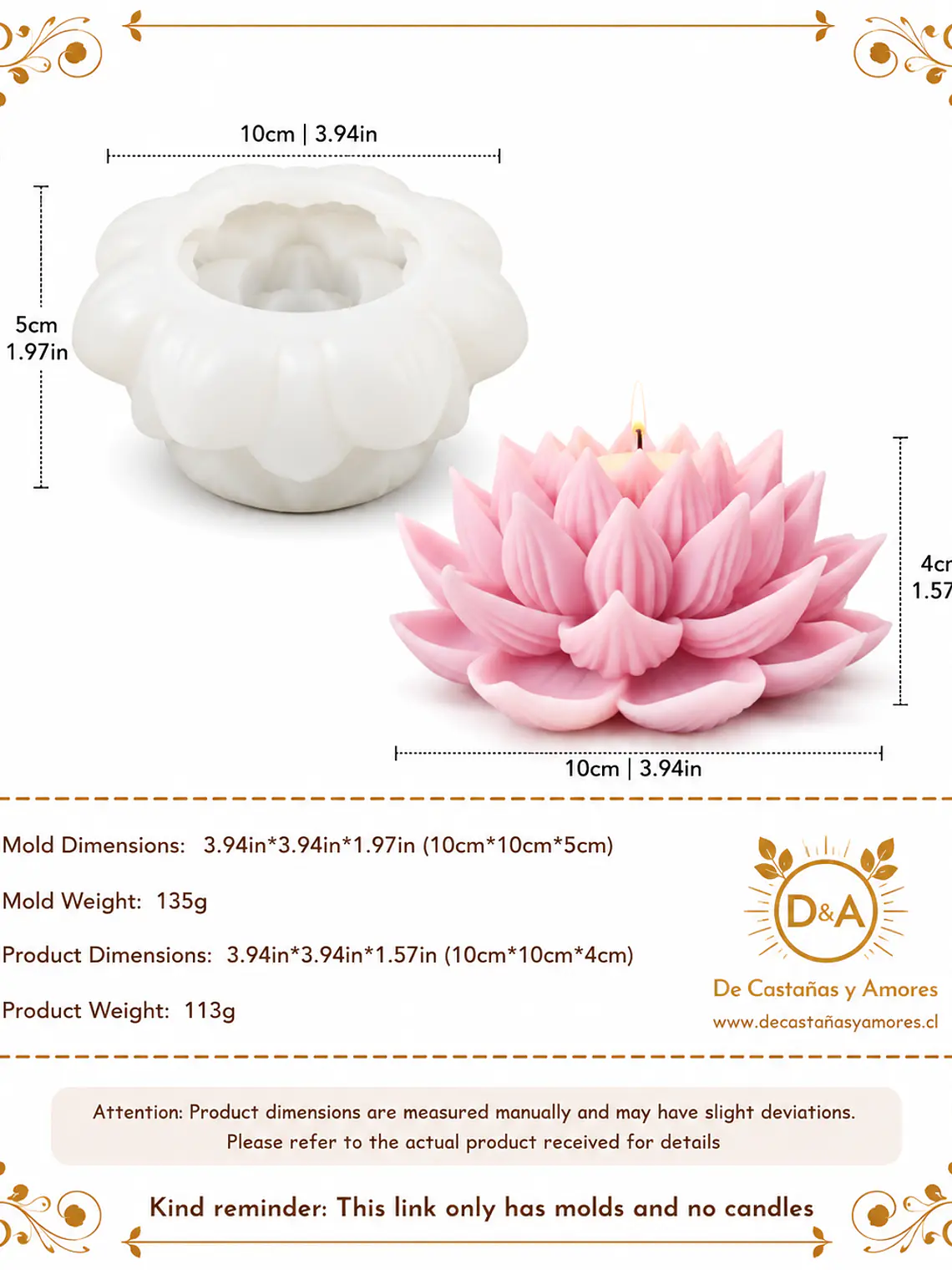 Molde flor de loto 1