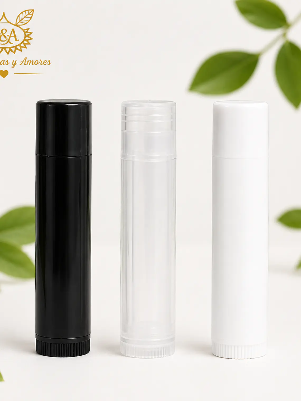 Envase para bálsamo labial varios colores 1