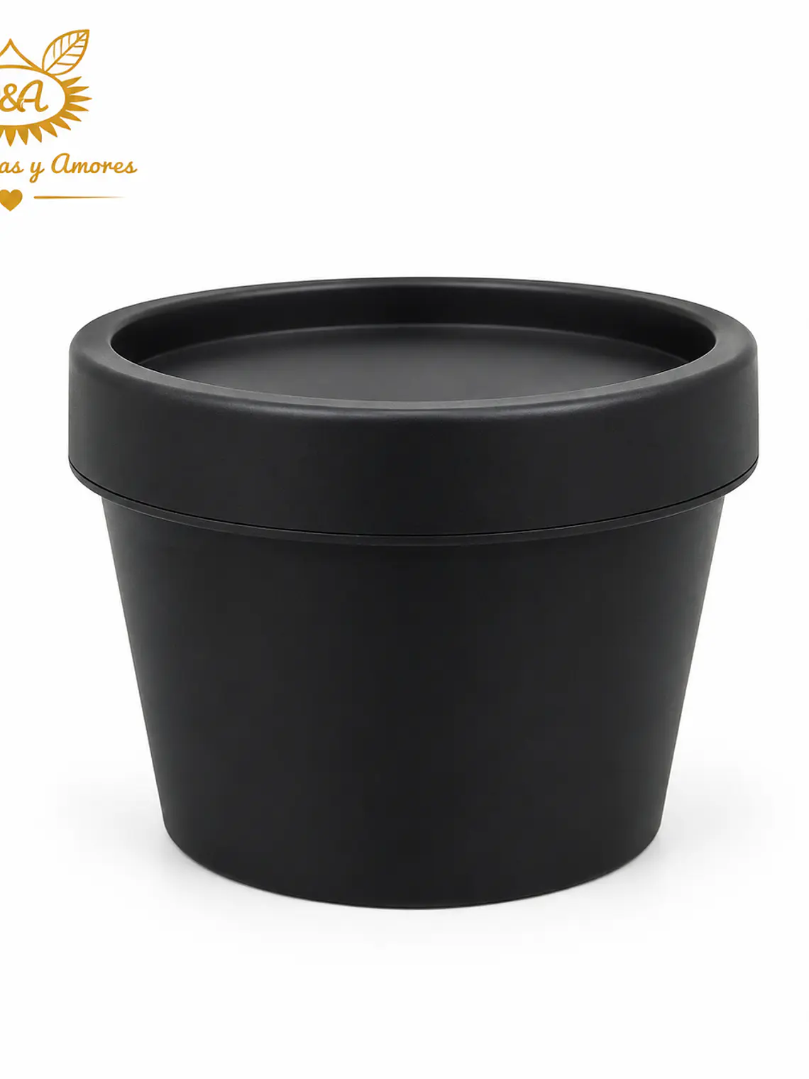 Envase Pet negro 50 GR 1