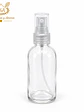 Envase vidrio 120 ml tapa spray negra o transparente  - Miniatura 1
