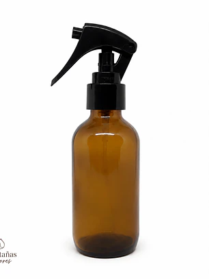 Envase vidrio ámbar 120 ml tapa gatillo