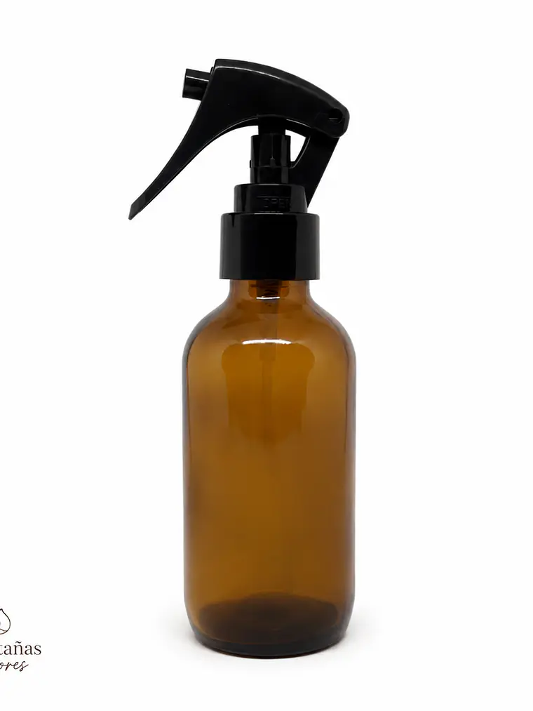 Envase vidrio ámbar 120 ml tapa gatillo 1