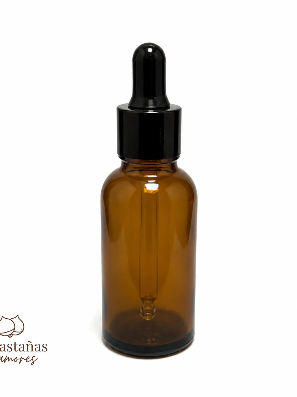 Gotario ámbar 30 ml Pipeta negra 1