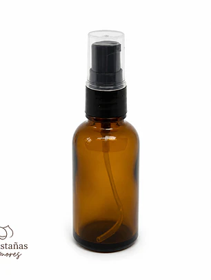 Envase ámbar vidrio 30 ml tapa crema