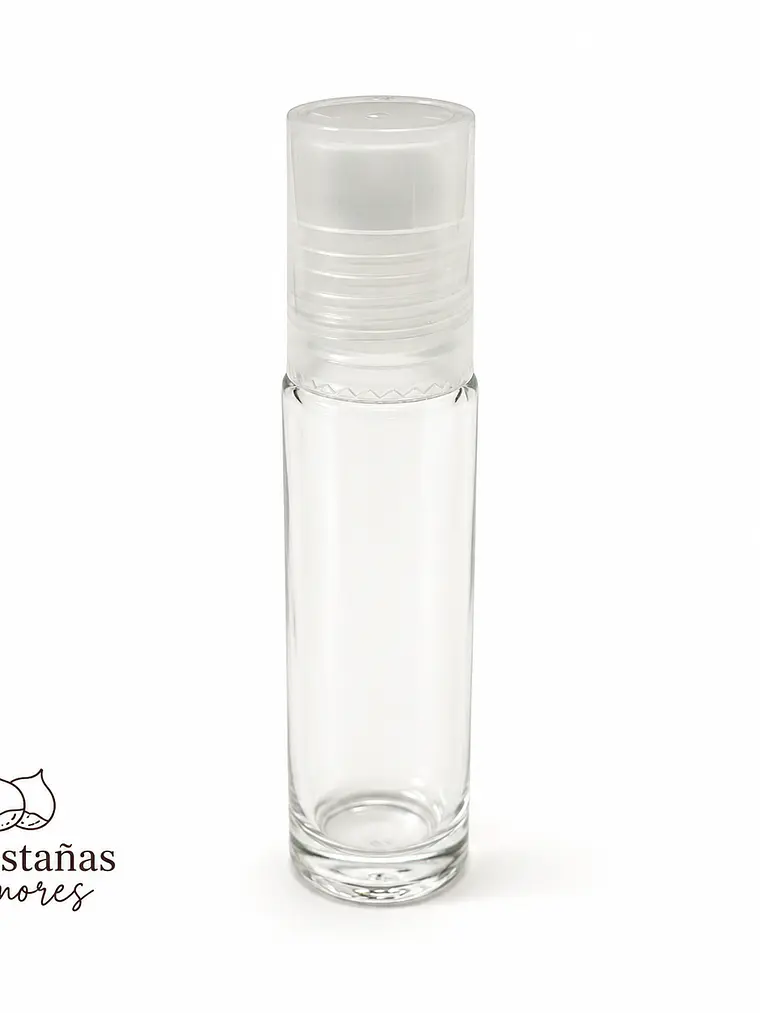 Roll on vidrio grueso transparente 10 y 5 ml  1