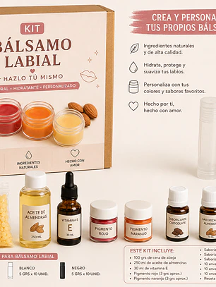 Kit bálsamo labial 
